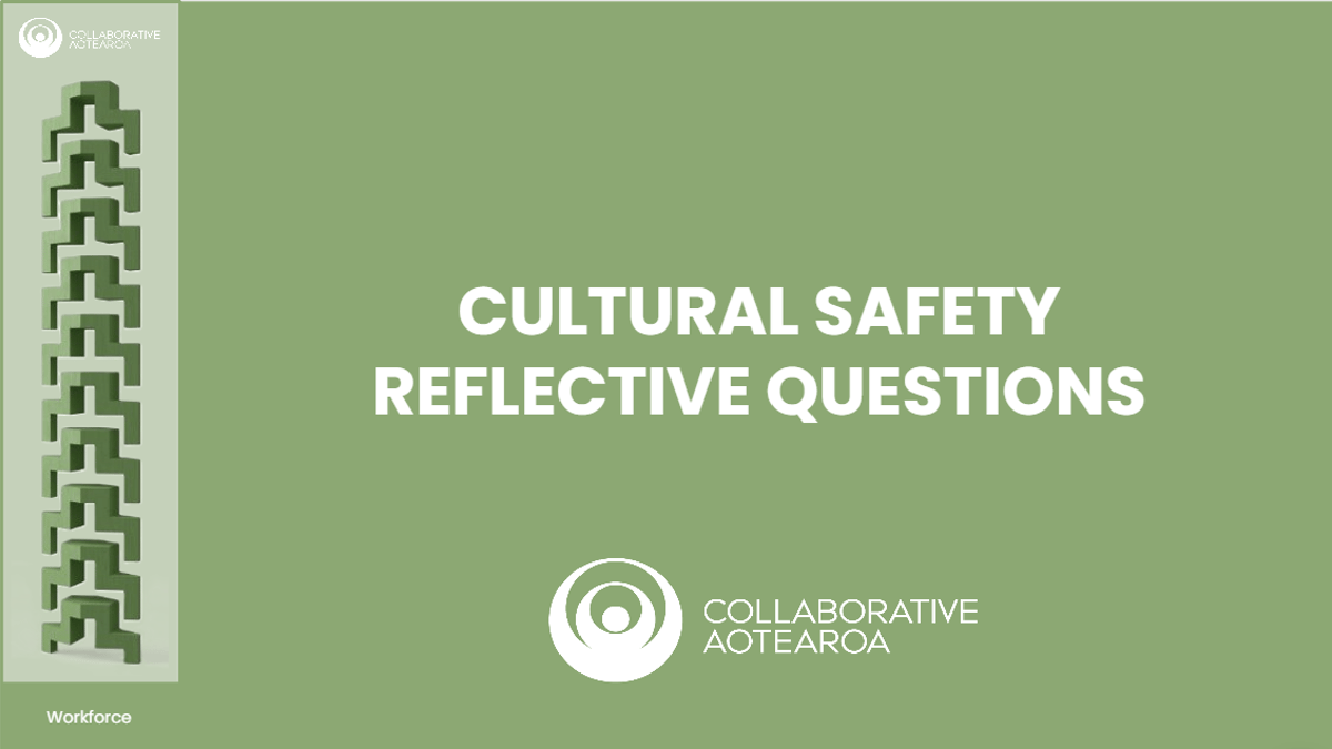 Reflective Questions for Cultural Safety