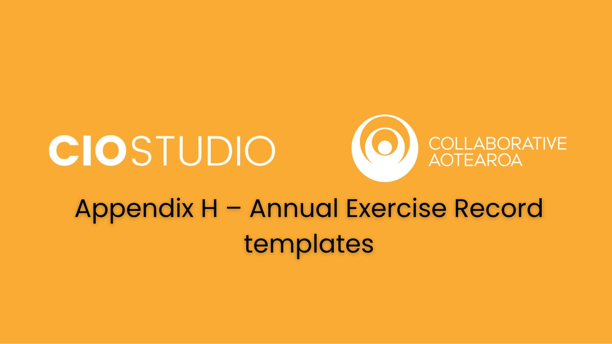 Appendix H – Annual Exercise Record for Cybersecurity